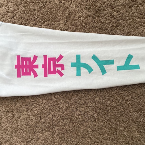 Worn once. Vibrant white hoodie - Picture 5 of 5